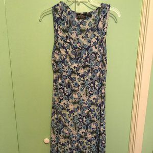 Vintage Maxi Floral Dress